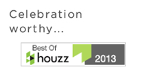 Celebration Worthy! We Just Won Houzz Best of 2013