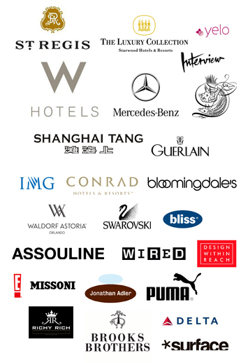 Past Projects Include Work for Global Brands Such As W Hotels, St. Regis and Mercedes Benz,